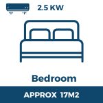 Bedroom 2.5kw