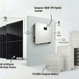 13kW JA solar with Sungrow battery